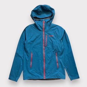Patagonia Stretch Rainshadow Jacket Medium Blue Men Waterproof Rain Hooded